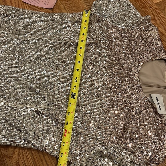 NWT BHLDN Carys Dress -Goldie Mini Sequin Dress size 16 - Picture 8 of 15